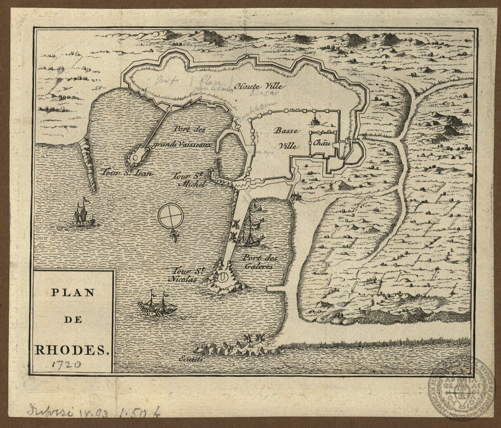 Plan de Rhodes.